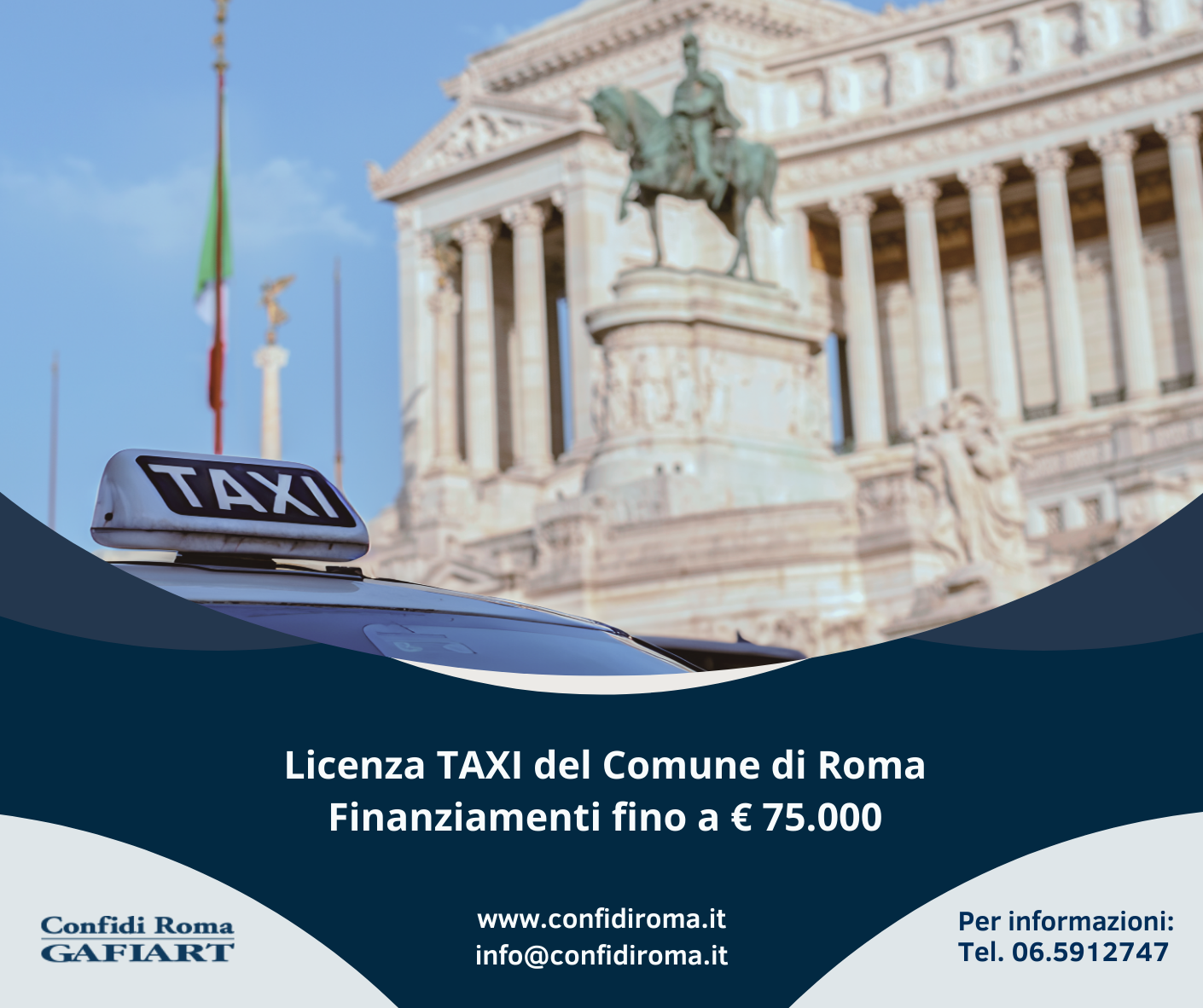 Finanziamenti per licenze taxi Roma